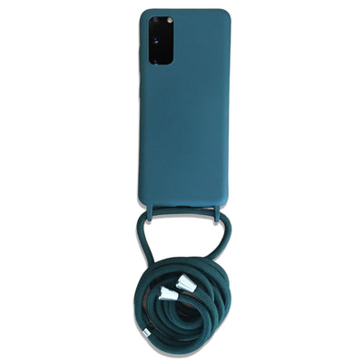 SAMSUNG - CROSSBODY PHONE CASE BUNDLE - FOREST GREEN - ROPE STRAP